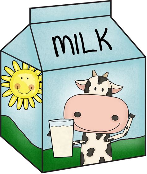 Tall vanilla cow's <b>milk</b> <b>carton</b> <b>clipart</b> element. . Clip art milk carton